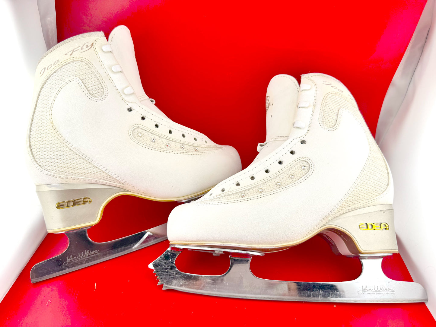 Edea Ice Fly Boots (230 B) & John Wilson Pattern 99 Blades (8.5)