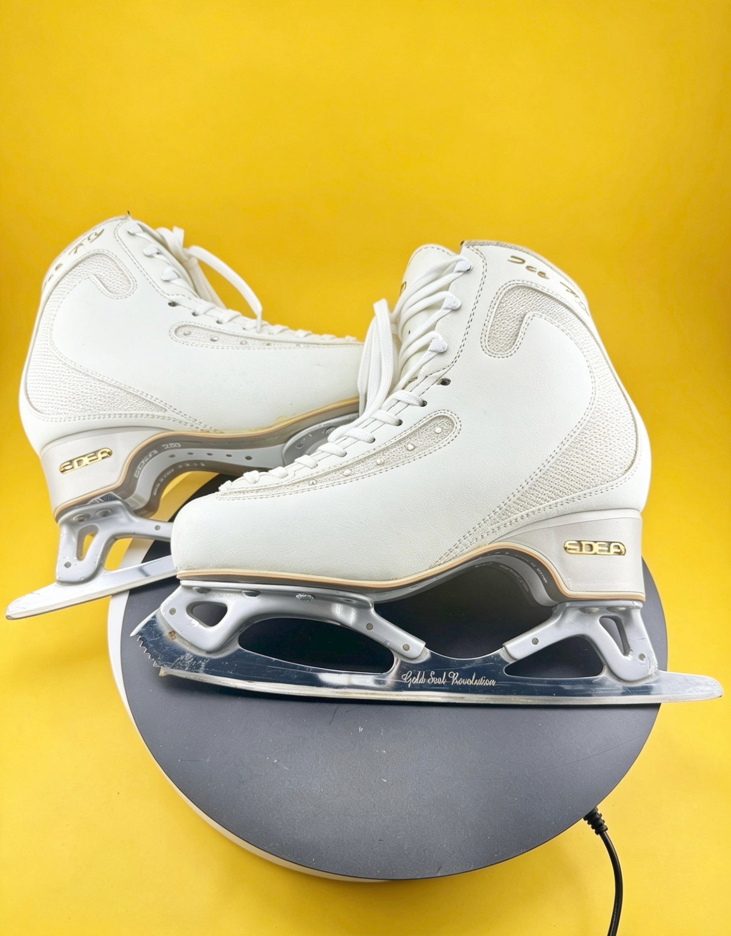 Edea Ice Fly 250 B and Gold Seal Revolution size 9.25