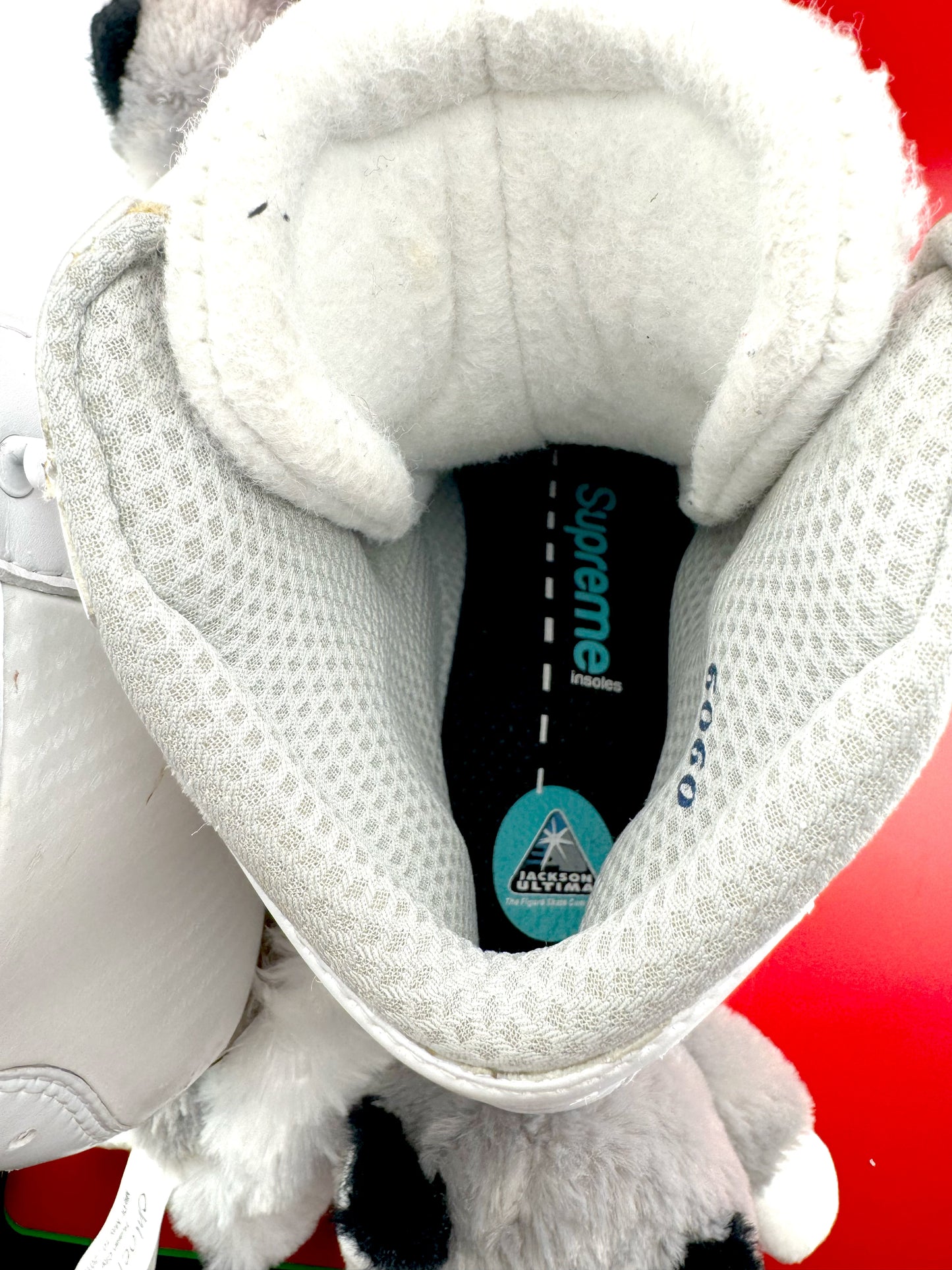 Gently used Edea Jackson Risport Figure Skates Jackson Synergy Elite DJ6060 7R John Wilson Coronation ACE blades  Blade Edea Ice 245 C Or 250 C